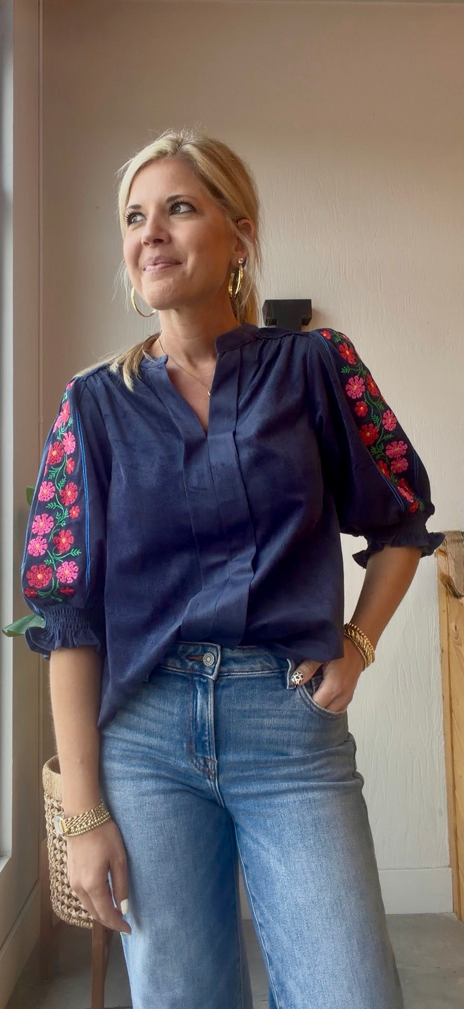 Midnight Meadow Top
