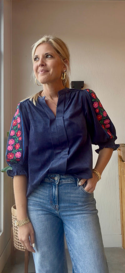 Midnight Meadow Top