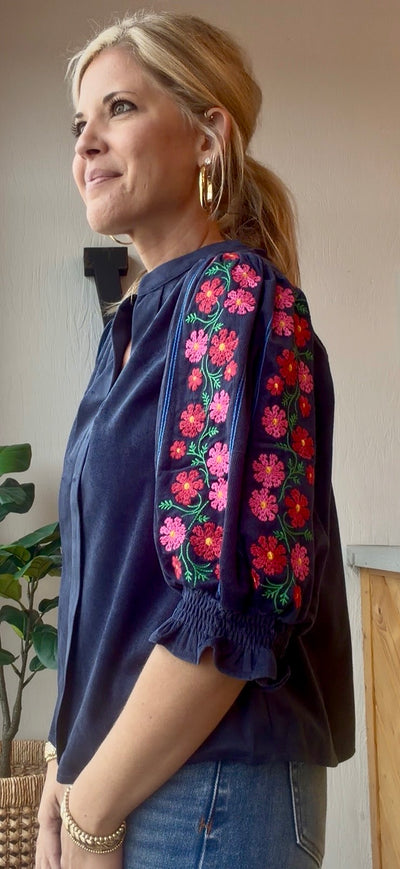Midnight Meadow Top