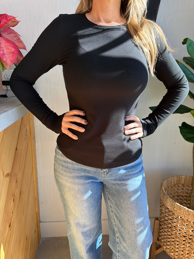 On-Repeat Ribbed Top