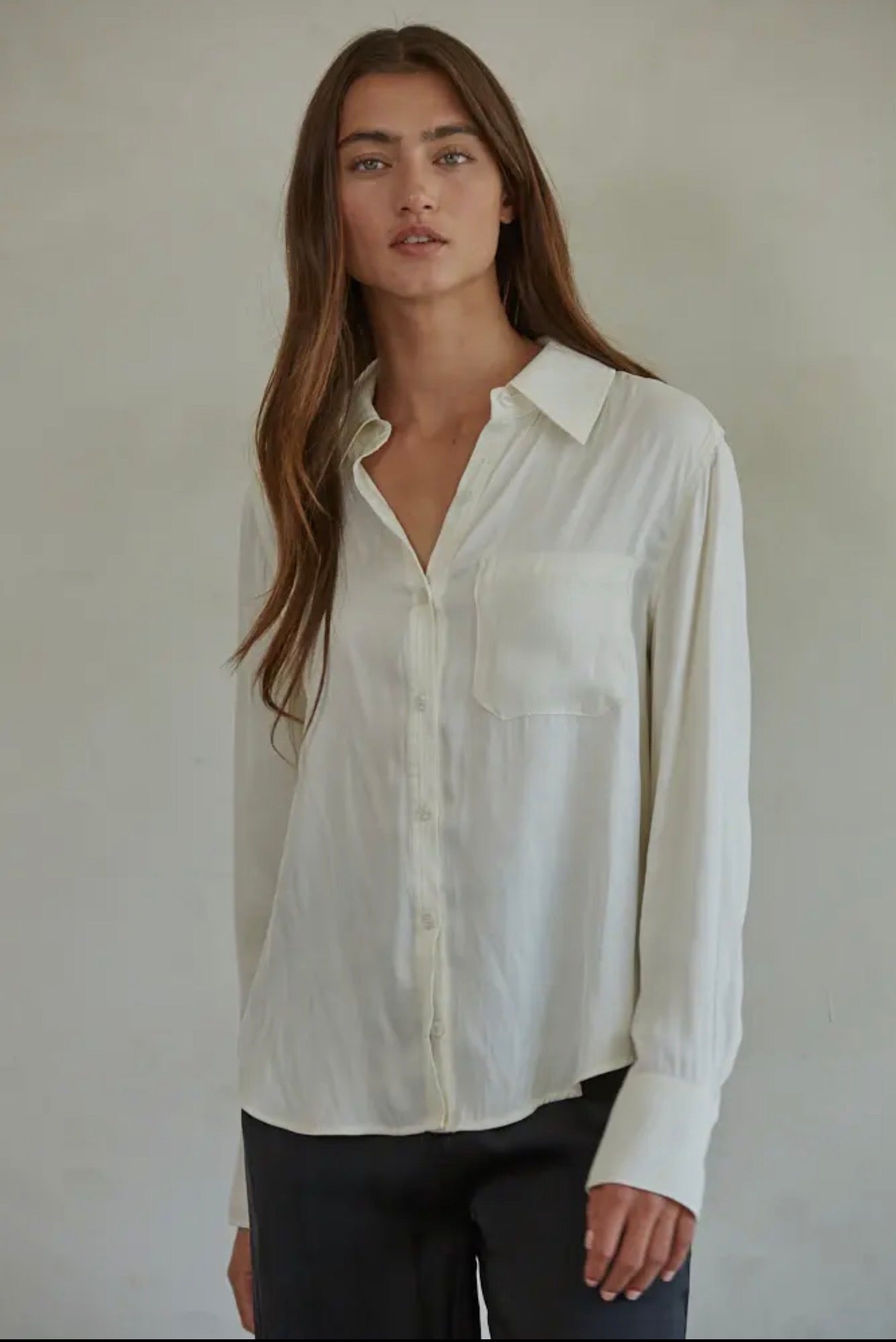 Softspoken Button Up Bouse