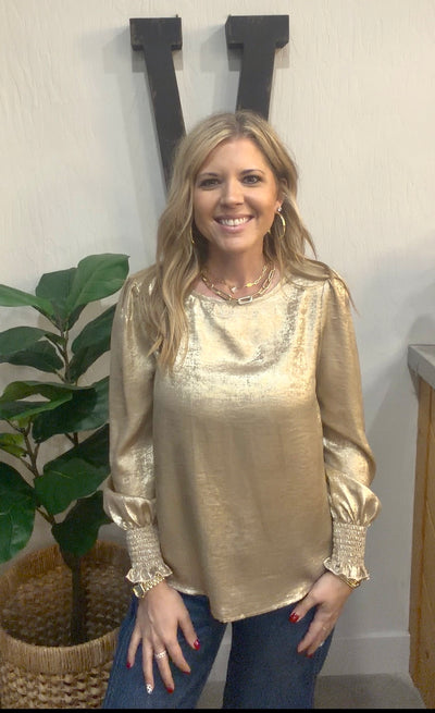 Golden Girl Shine Blouse