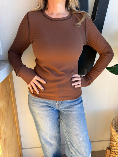 On-Repeat Ribbed Top