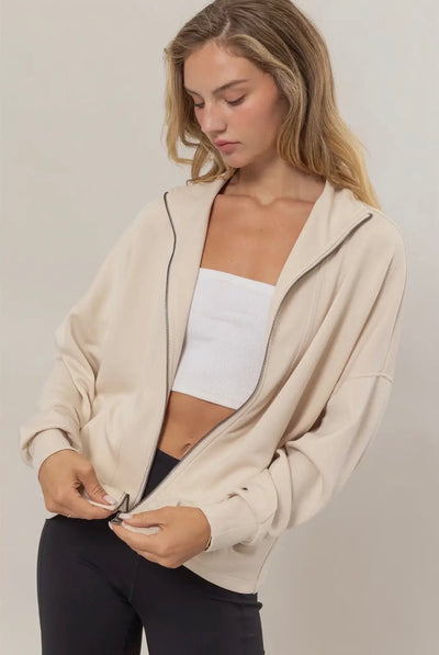 Luxe Lounge Zip Jacket