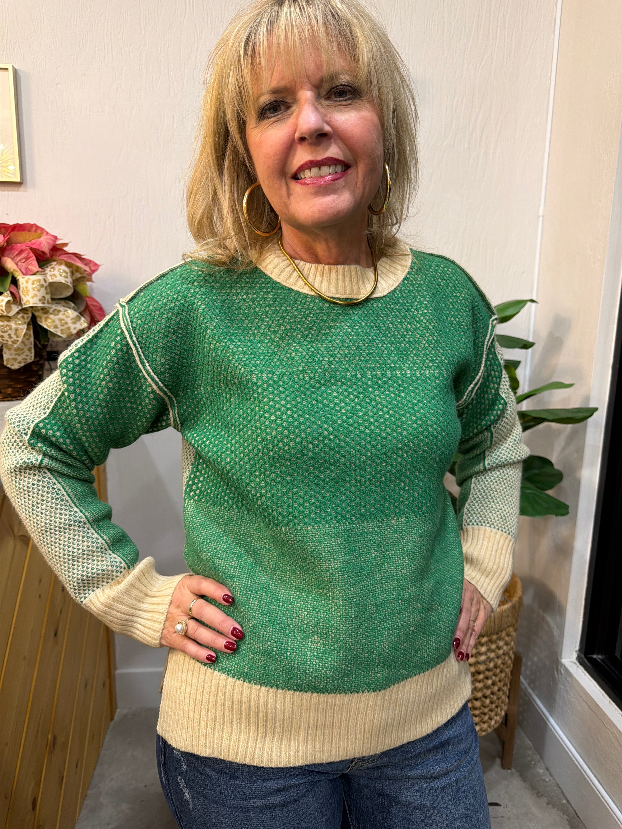 Clover Patch Knit Sweater