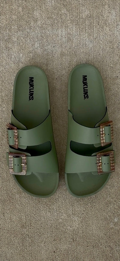 Sutton Sandal - Light Olive