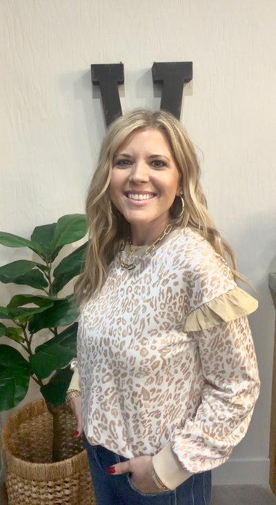 Safari Ruffle Pullover