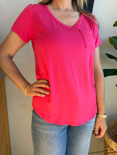 Soft V Pocket Tee