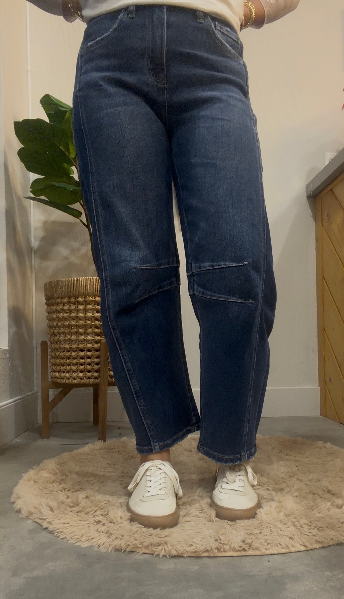 Flying Monkey High Rise Barrel Jean