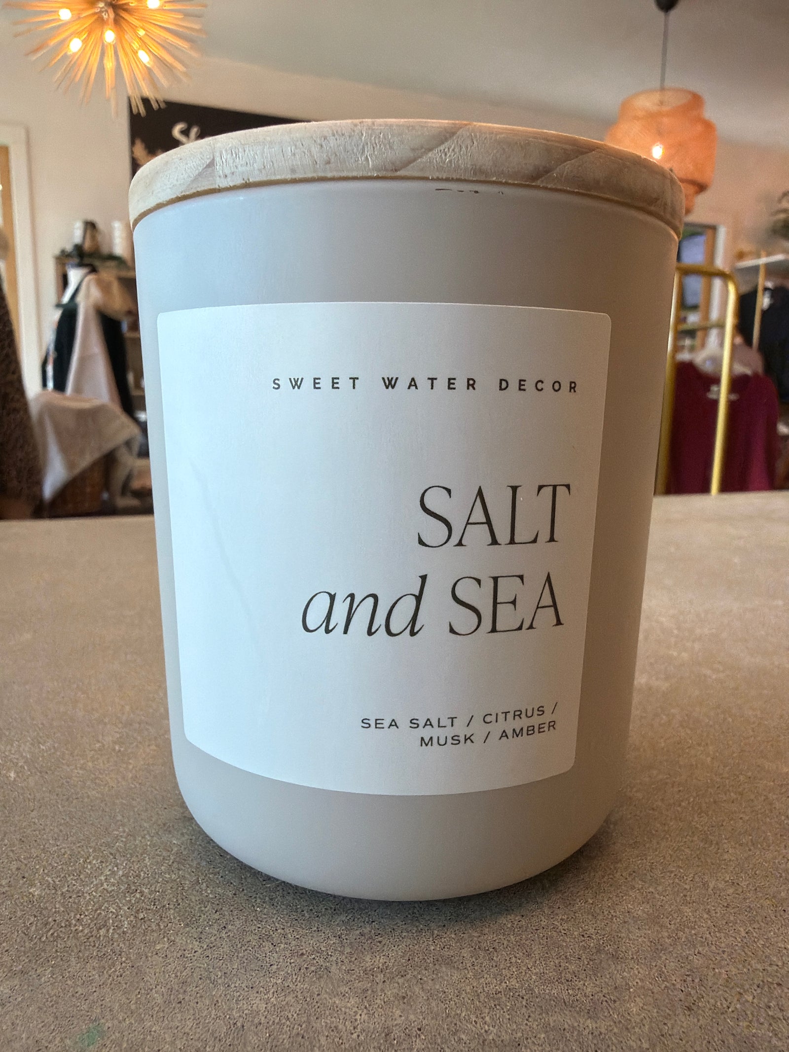 Salt and Sea Candle