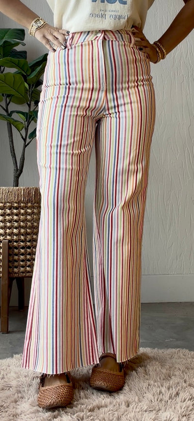 Poppy Stripe Denim