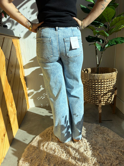 Flying Monkey High Rise Drawstring Wide Leg