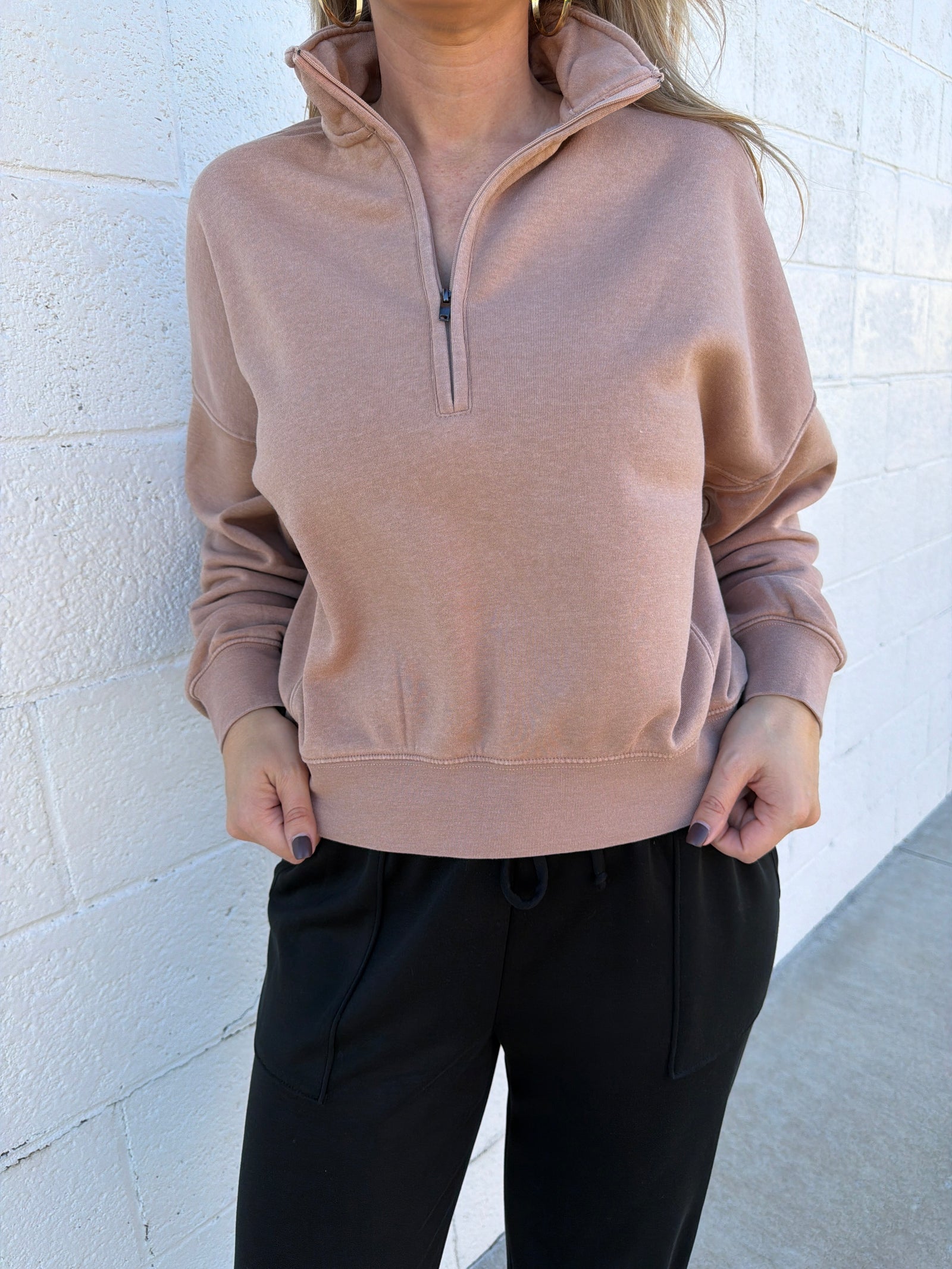 So Soft Quarter Zip Pullover