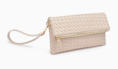Aria Woven Wristlet Clutch
