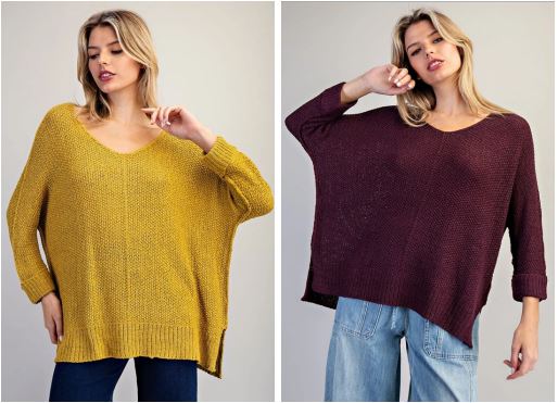 Knit Crew Neck Sweater