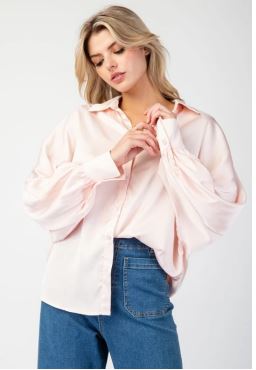 Rosewater Satin Blouse