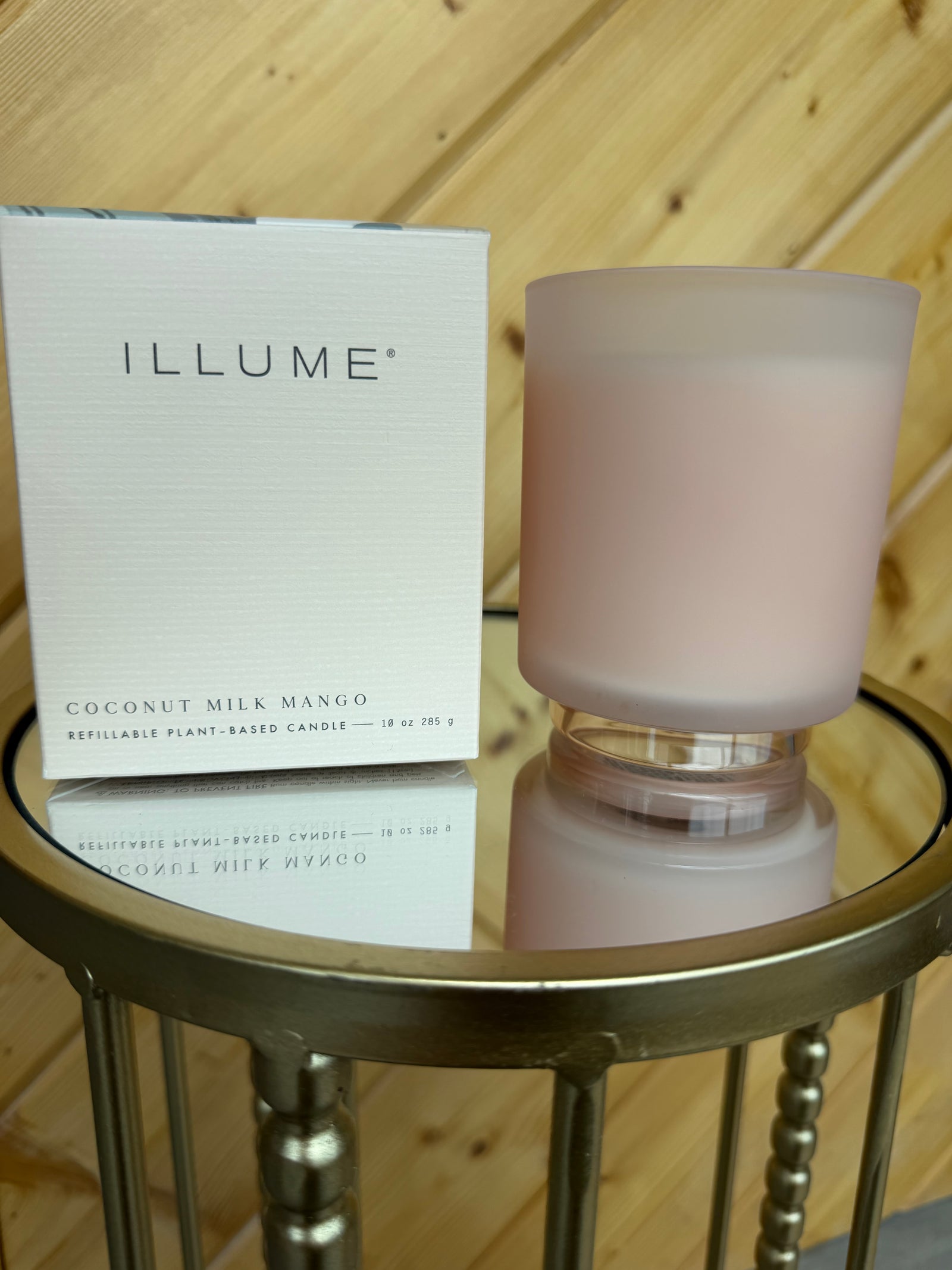 Coconut Mango Boxed Glass Candle