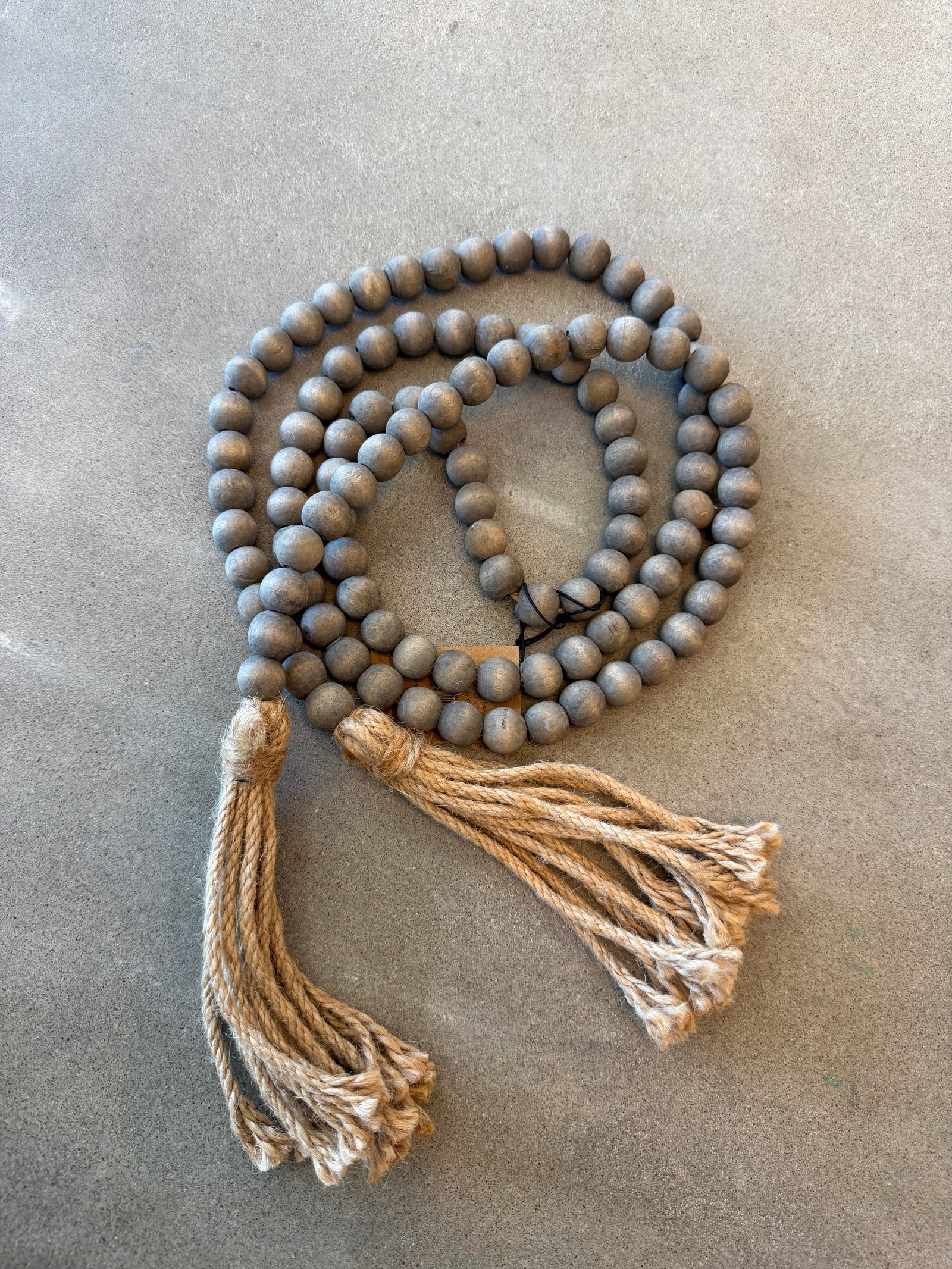 Grey Beaded Garland