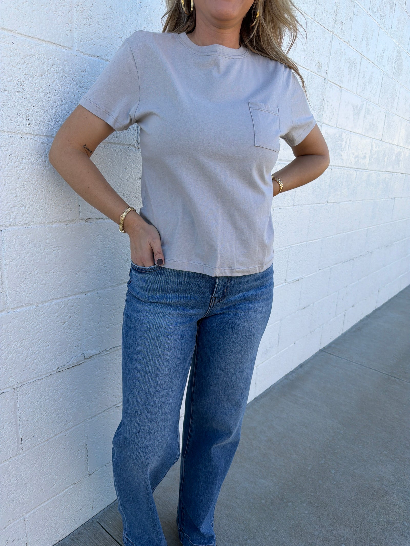 Modern Minimal Pocket Tee