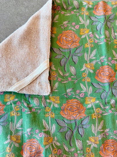 Vintage Floral Tea Towel